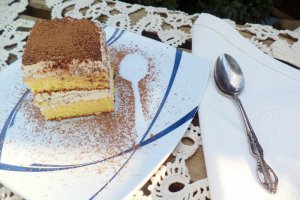 Prajitura cu crema de branza