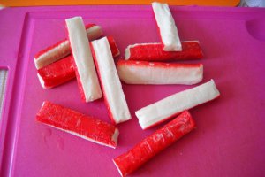 Chec aperitiv cu surimi