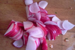 Salata cu salata verde,rosii si ceapa