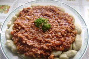 Gnocchi cu sos Bolognese