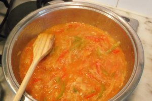 Dorada cu ghiveci de legume la cuptor