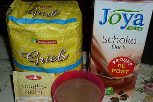 Gris cu bautura din soia Joia Schoko Drink