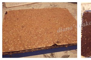 Napolitane cu crema de caramele si ciocolata