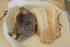 Bachalau com nata (peste cod cu sos alb la cuptor)