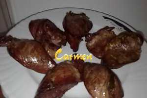 Inima si mici de porc cu Gnochi di Patate.