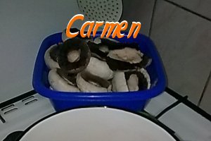 Rasol alb de porc cu ciuperci.