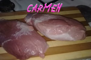 Rasol alb de porc cu ciuperci.
