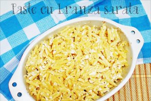 Paste cu branza sarata