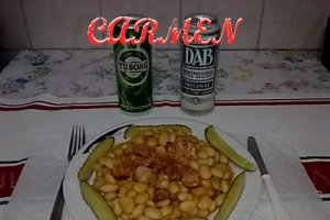 Iahnie de fasole cu afumatura.