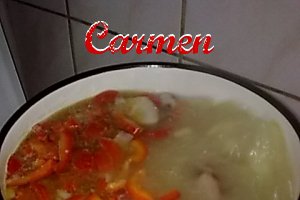 Ciorba acra cu afumatura de porc