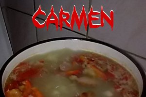 Ciorba acra cu afumatura de porc