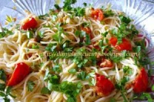 Spaghetti cu pateu de masline