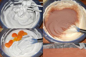 Desert prajitura cu crema ganache