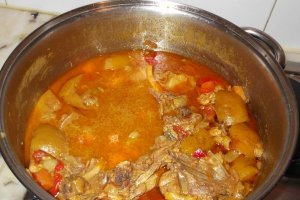 Pui cu curry