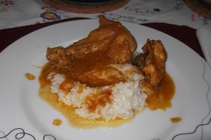 Pui cu curry