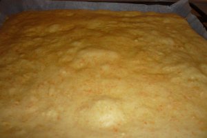 Rulada cu morcovi si crema de branza