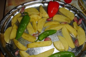 Rulada de curcan cu legume