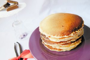 Pancakes vanilate de post