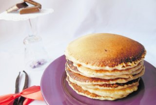 Pancakes vanilate de post