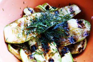 Salata de dovlecei copti (de post)