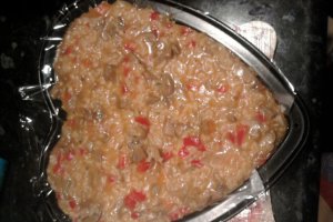 Ciocanele de pui cu orez si legume -INIMIOARA