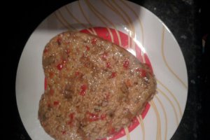 Ciocanele de pui cu orez si legume -INIMIOARA