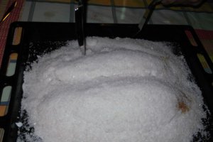 Dorada imbracata in sare la cuptor