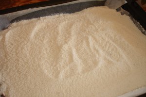 Prajitura de mere cu blat de gris