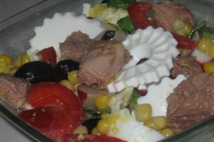 Salata de ton cu miez de lapte