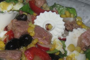 Salata de ton cu miez de lapte