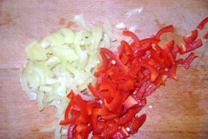 Pilaf de orez si ciuperci la gratar