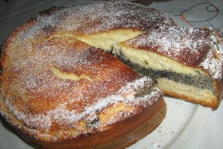 Tarta cu mac si brinza