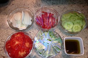 Salata de rosii cu mozzarella