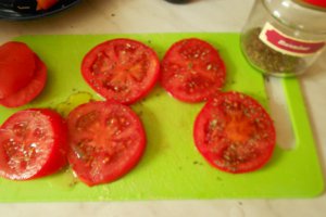 Salata Caprese cu miez de lapte