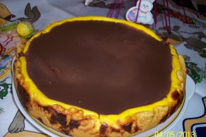 Pasca cu branza si ciocolata