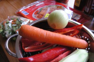 Ciorbita de vita cu zarzavat si dovlecei