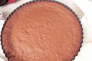Tarta Brownie cu frisca si capsuni