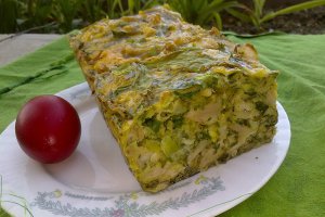 Drob de usturoi si ceapa verde
