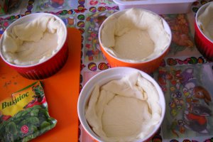 Minitarte cu branza brie