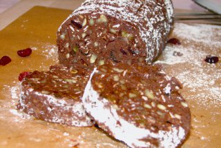 Salam de cereale cu ciocolata