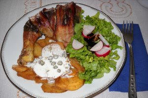 Pulpe cu leurda si bacon