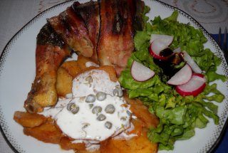 Pulpe cu leurda si bacon