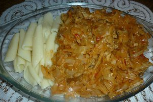 Paste cu varza si carne