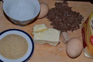 Briose cu ciocolata