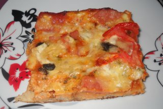 pizza cu blat de franzela