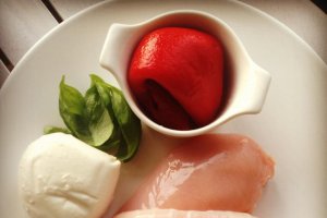 Piept de pui umplut în stil italian