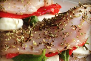 Piept de pui umplut în stil italian