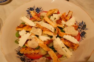 Salata Caesar cu miez de lapte
