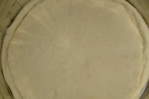 Pizza cu mere si mascarpone
