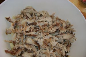 Salata de peste afumat cu cartofi